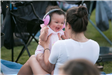 Baby Wearing Hearing Protection