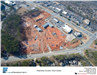 Aerial View of Town Center Construction