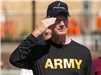 Army Veteran Saluting