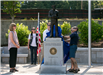 Unveiling Navy Sailor Statue