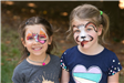 Children with Painted Faces