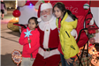 Santa Posing with Children