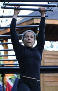 Rachel Watters on the bars