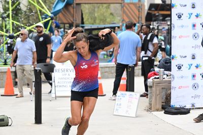 Rachel doing the Bag Carry