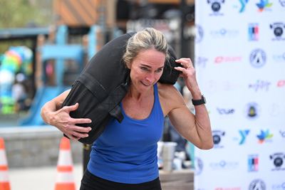 Amy doing the Bag Carry